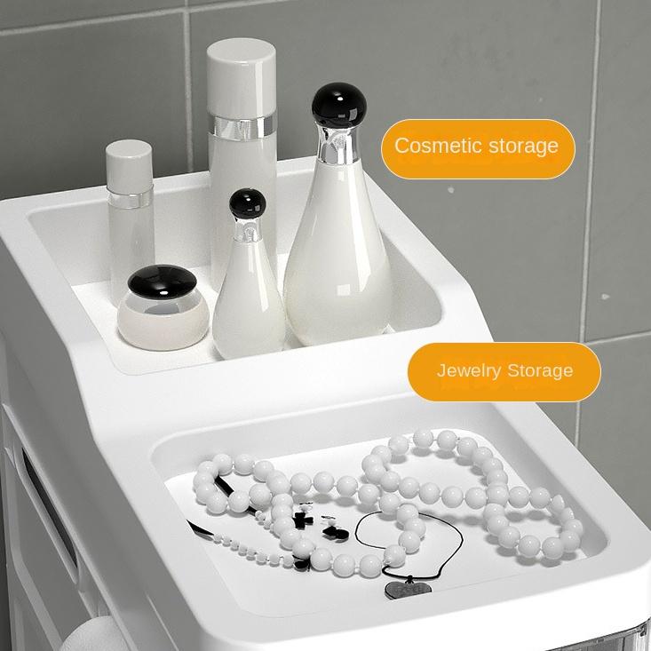 Полка для унитаза от пола до потолка Боковой шкаф для унитаза Боковой шкаф для унитаза Шкаф для унитаза Шкаф для хранения Хранение Артефакт для ванной комнаты