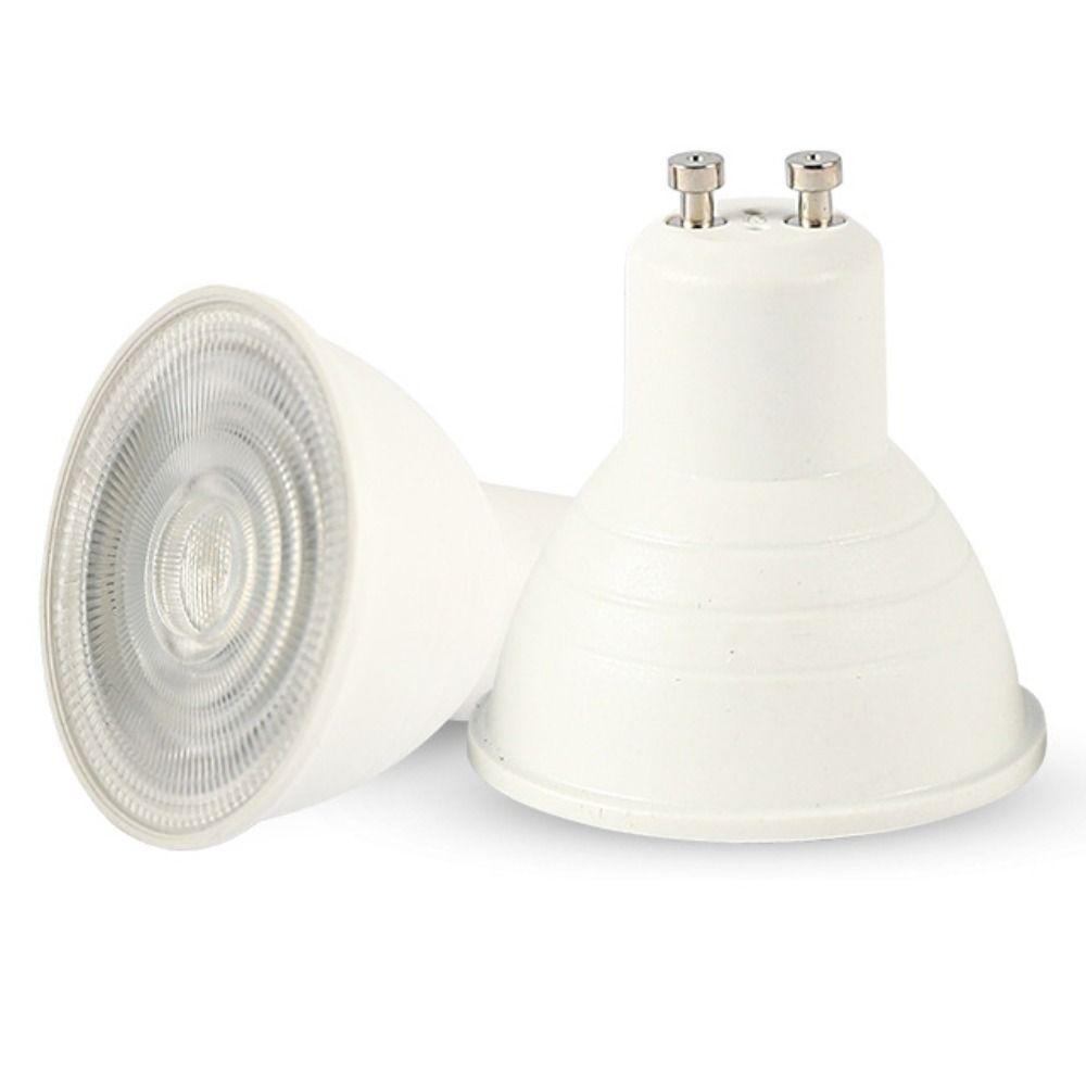 Прочные Пластиковые Светодиодные Лампы GU10 COB LED Энергосберегающая Точечная Лампа 6 Вт 220 В Универсальная Трековая Лампа Потолочная