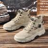 Повседневная обувь Повседневные кроссовки Круглый носок Высокие ботинки Походные ботинки Модная нескользящая обувь Спортивная обувь на платформе Осень и зима Новинка