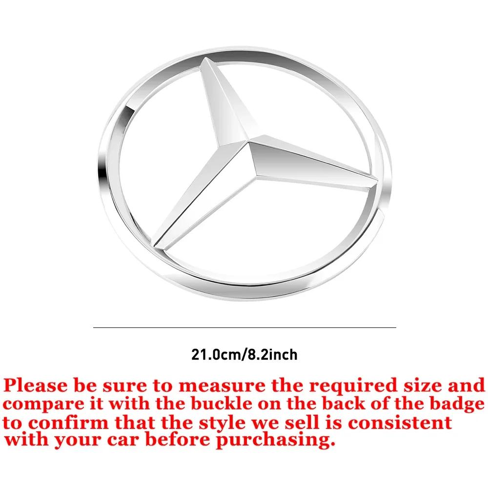 For Mercedes Benz Car Accessories Front Hood Grille Emblem Cover Auto Decoration Sticker for Mercedes Benz W204 W176 W212 A C E