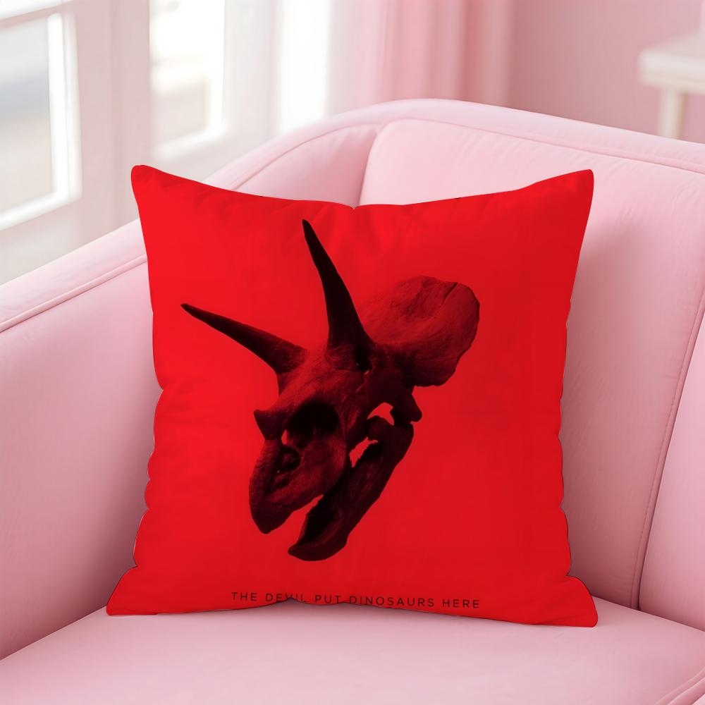 Retro Music AAlice In Chains Cushion Cover Pillow Case Soft Friendly Fabric Concealed Zipper