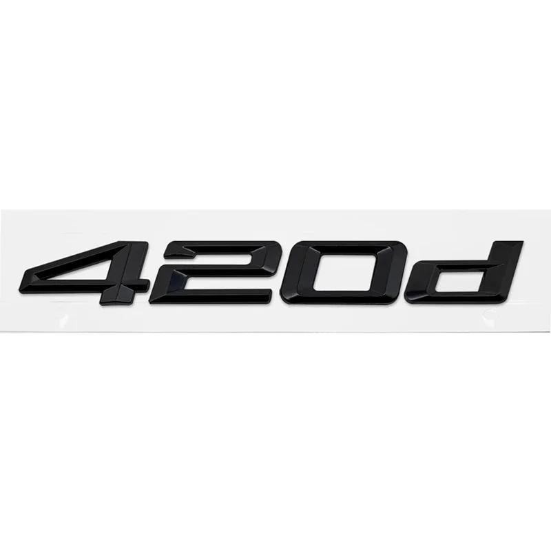 ABS Car Rear Trunk Letters Logo Badge Emblem Sticker For BMW 4 Series 420d 425d 428d 430d 435d 440d 450d F30 F32 F33 F36 G26 G22 iy2