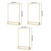 with Base Label Holder Transparent Menu Card Rack Wedding Numbers Stand  Party Wedding Decorations
