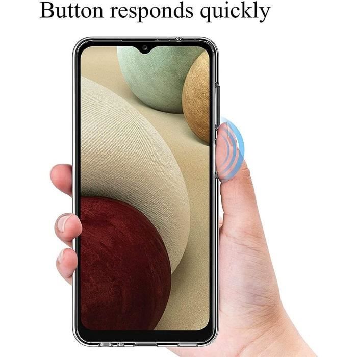 Coque de Protection - PROSHOP - pour Samsung Galaxy A12 - Coque gel souple - Transparente - Anti Choc