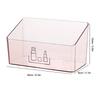 Rectangular Mirror Cabinet PS Cosmetic Makeup Organizer Jewelry Organizer Desk Storage Box  Desktop