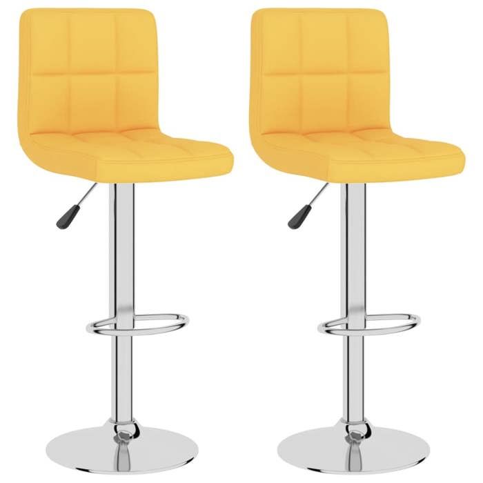 VidaXL Set of 2 Bar Stools, Pub Chair, Bistro Seat, Dining Room Kitchen Living Room Home Interior Furniture, 334246