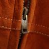 60s 70s Vintage TALON Zip suede leather jacket 18 Orange series Women Used