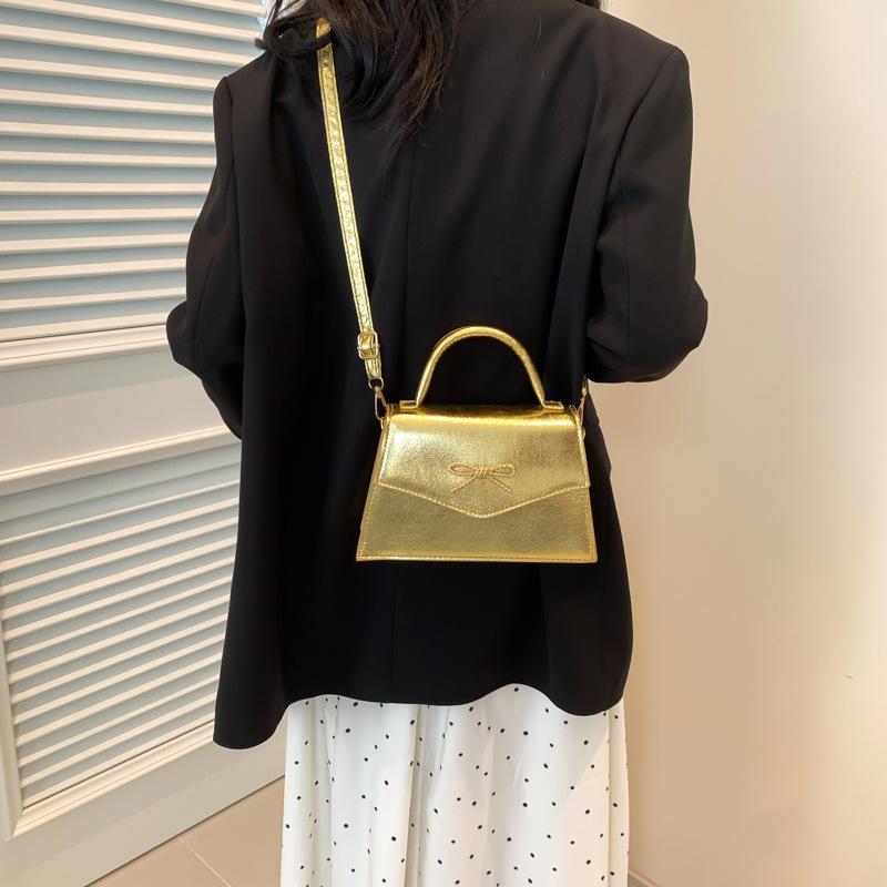 Модная женская сумка с бантами на лето, новая повседневная и модная, нежная, ручная сумка через плечо, маленькая квадратная сумка