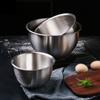 304 Stainless Steel Salad Bowl Kitchen Storage Bowls Set Egg Beater Mixing Bowls Set Cooking Bowl Baking Accessory with Scale