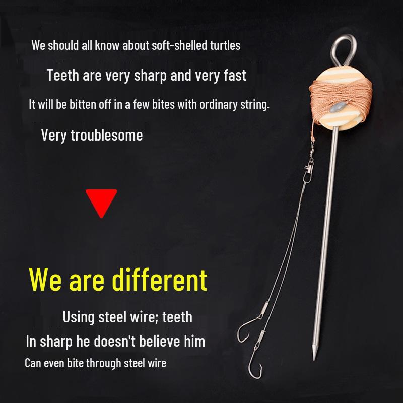 Незацепляющаяся оснастка с прямым крючком для сома и угря