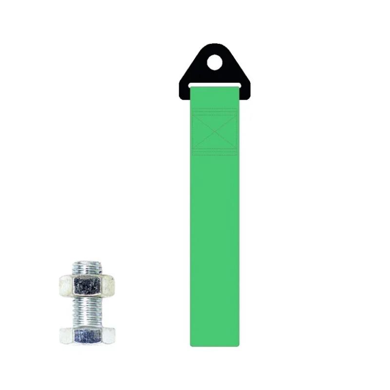 Heavy-Duty Nylon Tow Strap Universal Car Racing Tow Rope Green Black Red 28cm Bumper Trailer Towing Strap Ropes Car Decoration