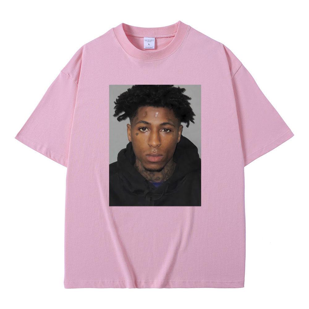 Футболка с фотографией рэпера Youngboy Never Broke Again, мужская и женская, хип-хоп, винтажная, из чистого хлопка, мужская футболка оверсайз