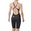 Купальник гоночный цельный черный x розовый S [Arena] (Открытая спина/полушаг) Женский (БКПК)