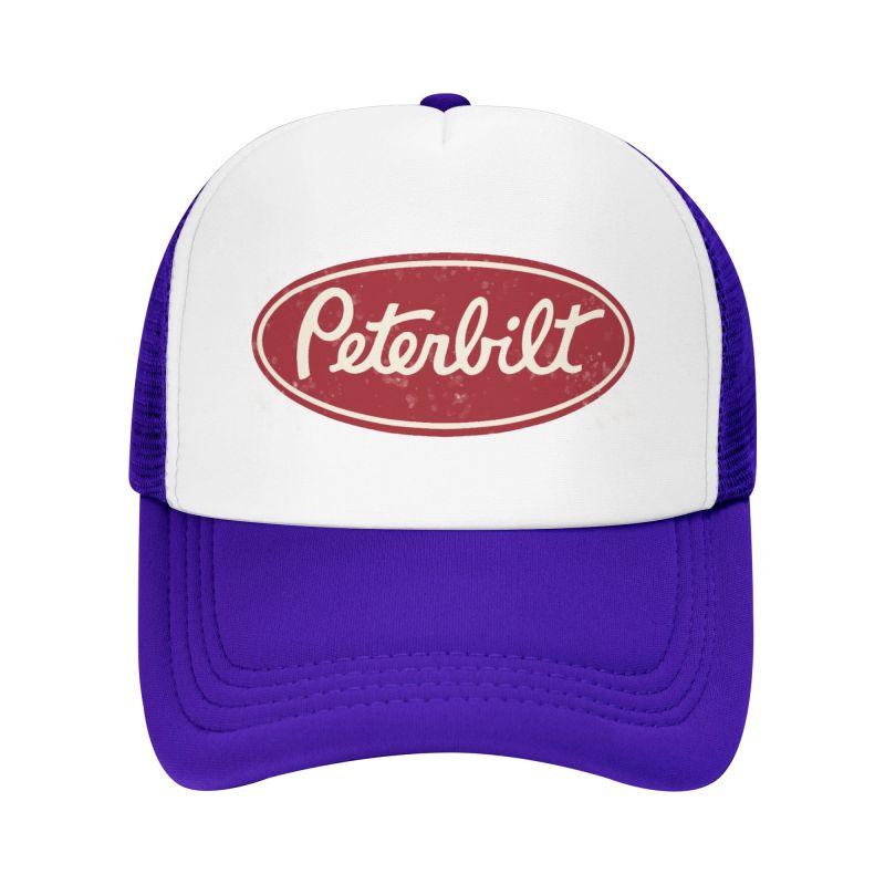 Мужские сетчатые бейсболки Peterbilt Truck Racing, унисекс, хип-хоп, регулируемая кепка snapback, женские летние повседневные кепки от солнца
