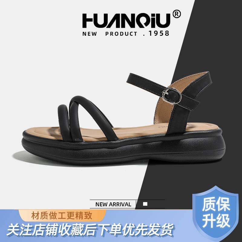 Глобальные сандалии на платформе женская верхняя одежда XHQ-GH109 весенние новые повседневные туфли с юбкой односложный пояс пляжная обувь