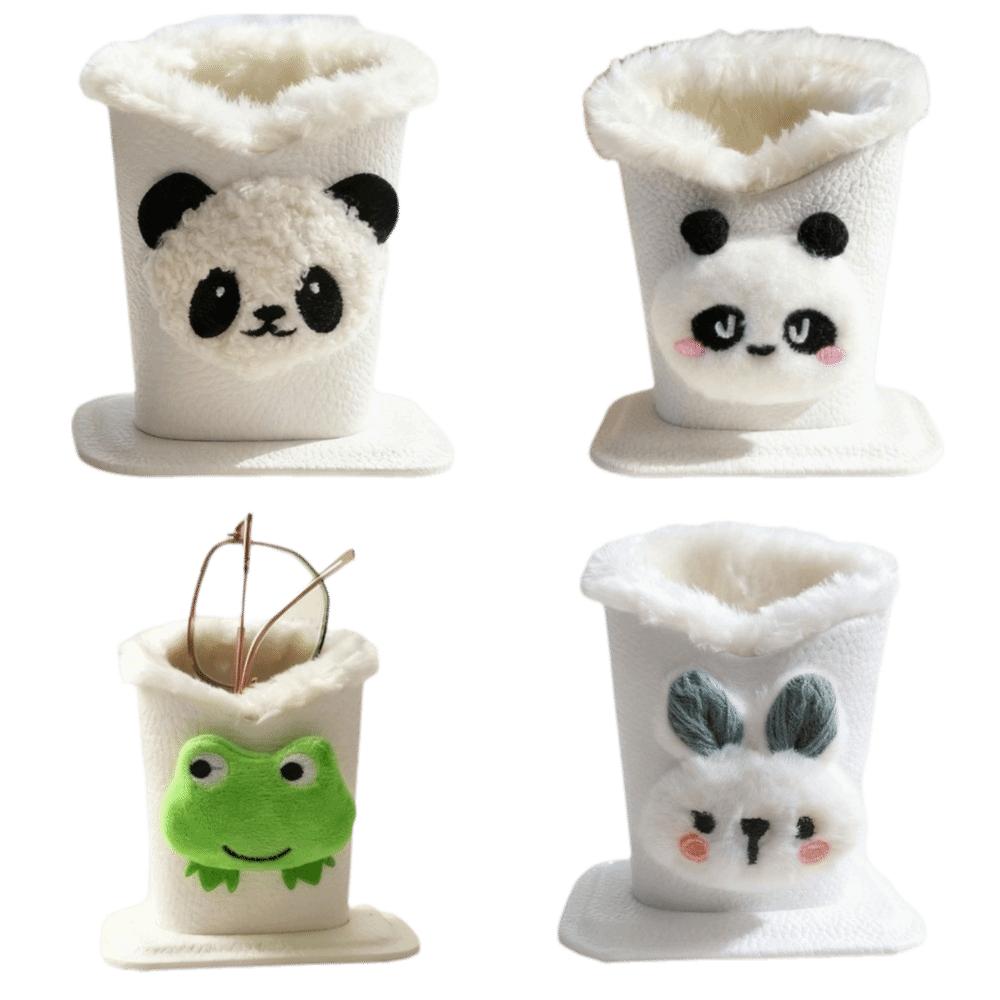 Plush Lined Eyeglass Holders Cartoon Glasses Box Cute Glasses Case  Desk Organizer