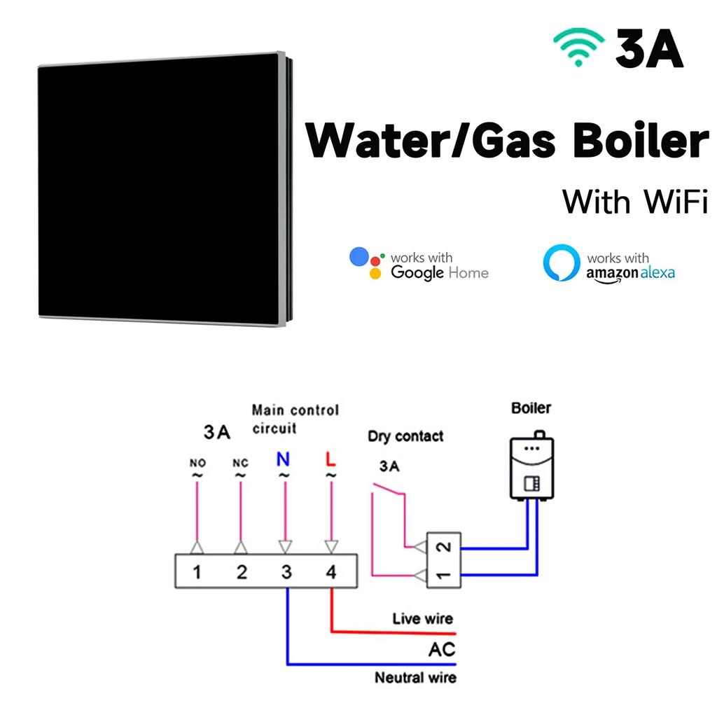 2025 Новый Tuya WiFi Smart Термостат Электрический Отопление Водогрейный Газовый Котел Контроллер Температуры Работает С Alexa, Google Home, Alice