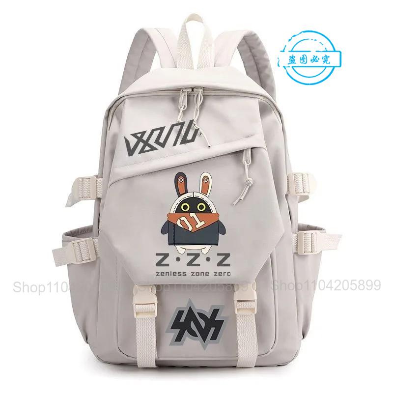 Рюкзак Zenless Zone Zero Аниме Игра Девочки Мальчики Mochila Студенческие Школьные Сумки Мультяшный Дорожный Рюкзак Праздничный Подарок
