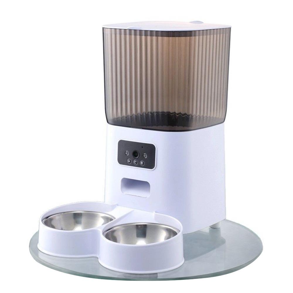 Автоматическая кормушка для кошек с дистанционным управлением по Wi-Fi, с таймером, диспенсер для кошачьего корма для кошек и собак