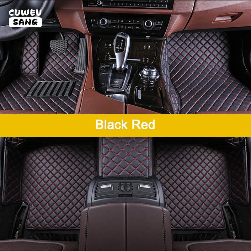 CUWEUSANG Custom Car Floor Mats For Lexus IS IS200 IS200C IS250 IS300 IS300h IS350 IS500 Auto Carpets Foot Coche Accessoriessor