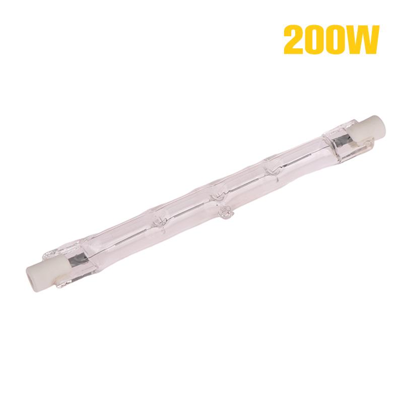 1 шт. 100/200/300 Вт галогенная лампа 118 мм двухцокольная линейная галогенная лампа R7S