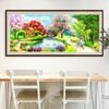 5D DIY Full Round Drill Diamond Painting Landscape House Embroidery Scenery Tree Mosaic Picture Rhinestone Art Home Decor