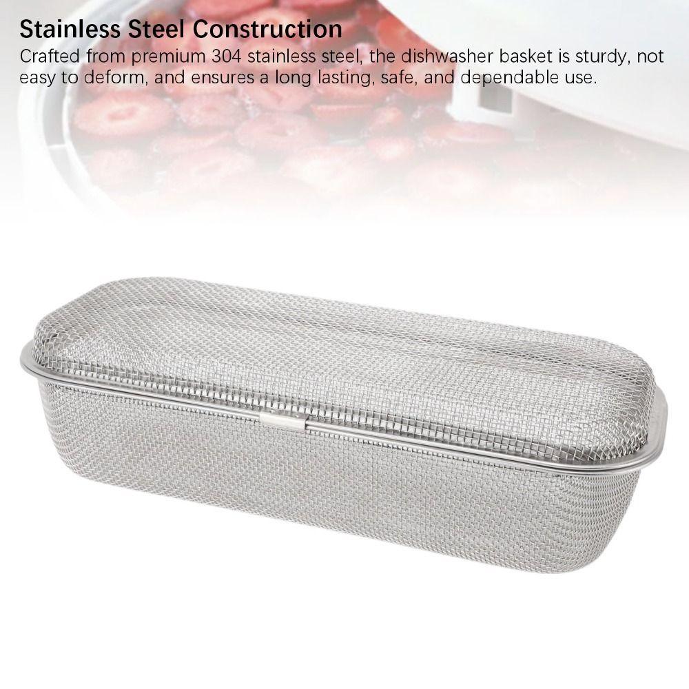 304 Stainless Steel Chopstick Basket Fine Mesh Cutlery Holder Dishwasher Basket Restaurant