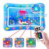 Надувной водный коврик Yousheng Cat Glow Pad, игровой коврик со встроенными блестящими бусинами, окружающее освещение, визуальная игра на охоту, ночная игрушка для питомца