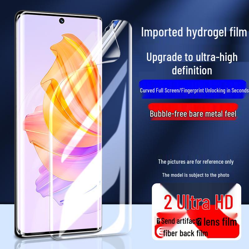 Защитное стекло для экрана Honor 80/80 Pro, Полное покрытие, УФ-клей, Защита от падений