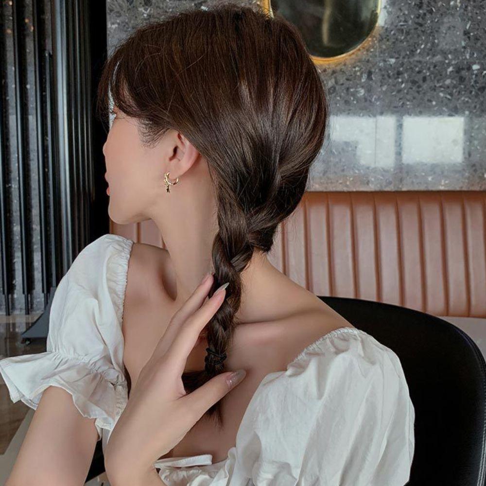 Hoop Earrings Piercing Women Earring Star Drop Earrings Pendant Earring Korean Style Earring