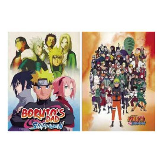 3D-лентикулярная аниме-картина: Академия Героев Наруто и Ван Пис