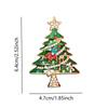 1PC Christmas Brooch, Christmas Tree Drip Oil Brooch Autumn and Winter Sweater Accessories Christmas Clothing Accessories