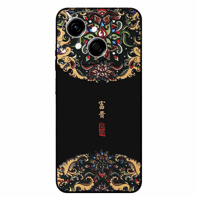 3D Cartoon Emboss Case For Tecno Spark Go 1S Relief Embossed Retro Silicone Back Covers For Spark Go 1S Black Funda Anime Bumper