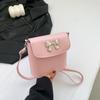 Fashion Korean Style Gentle Bow Small Bag for Women Spring New Crossbody Bag Bucket Bag for Women