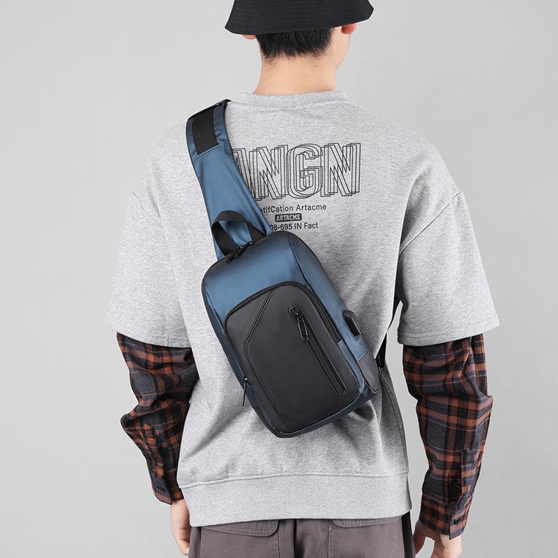Нагрудная сумка унисекс, простая сумка для хранения, легкий дорожный маленький рюкзак, сумка через плечо, модные повседневные сумки на одно плечо