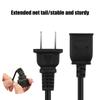 Шнур питания переменного тока Белый Черный Красная линия с кнопкой включения/выключения Кабели Провод Двухконтактная вилка Кабель Удлинители Адаптер