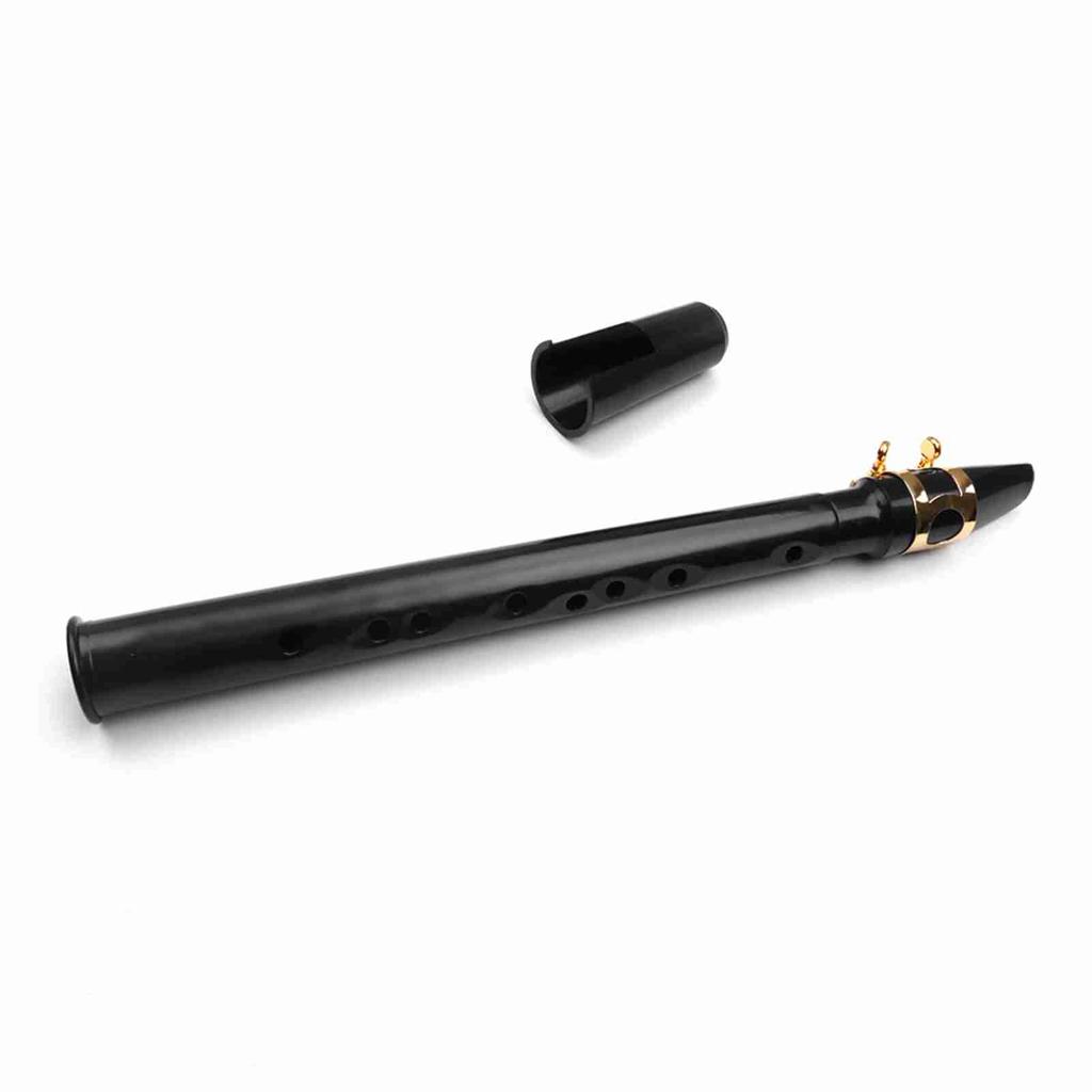 Белый мини-карманный саксофон Портативный маленький сакс с черной сумкой для переноски Духовой инструмент