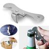 Stainless Steel Manual Tin Can Opener Bottle Jar Beer Opener