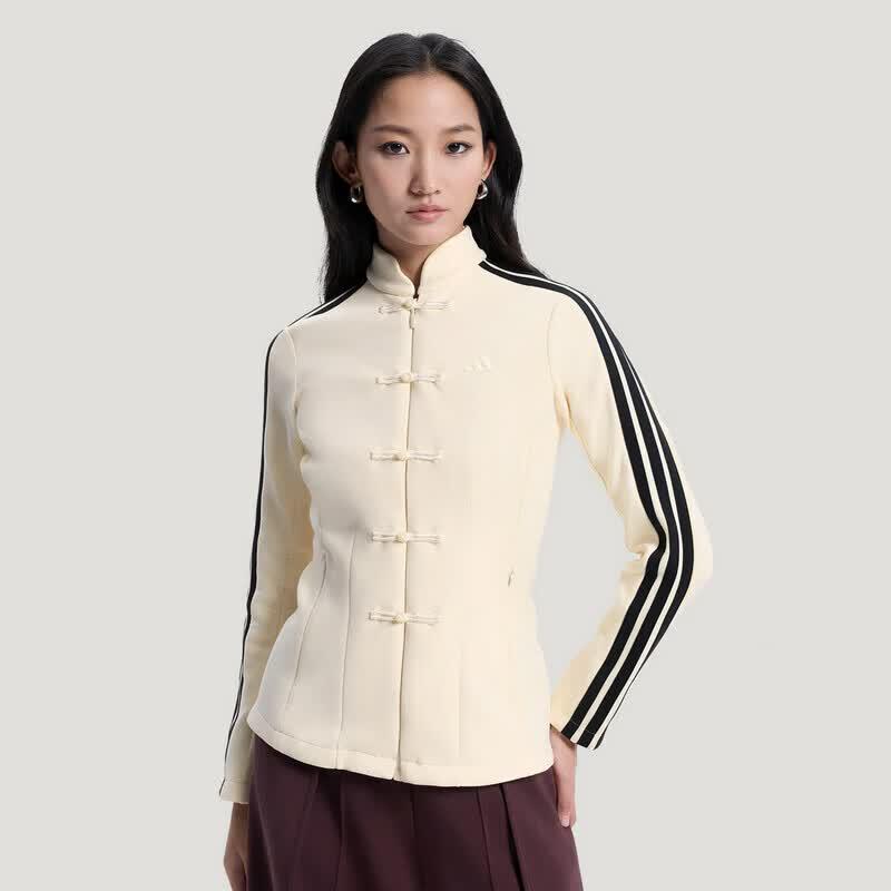 adidas Женская куртка с затягивающейся талией в китайском стиле HY2129