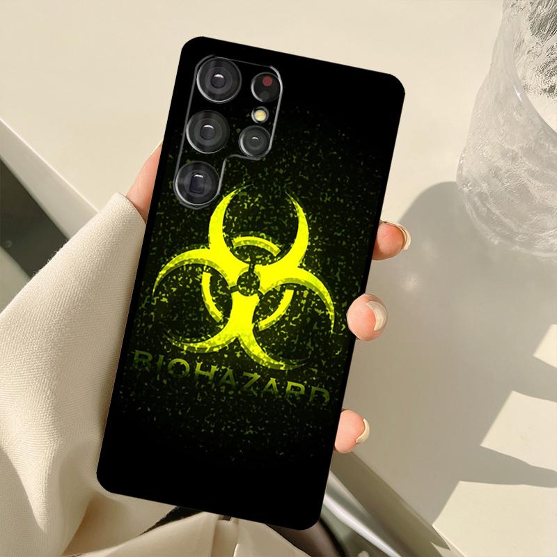 Символ Биоопасности Для Samsung Galaxy S23 S22 Ultra S21 S20 FE S8 S9 S10 Note 10 Plus Note 20 Ultra Чехол для Телефона