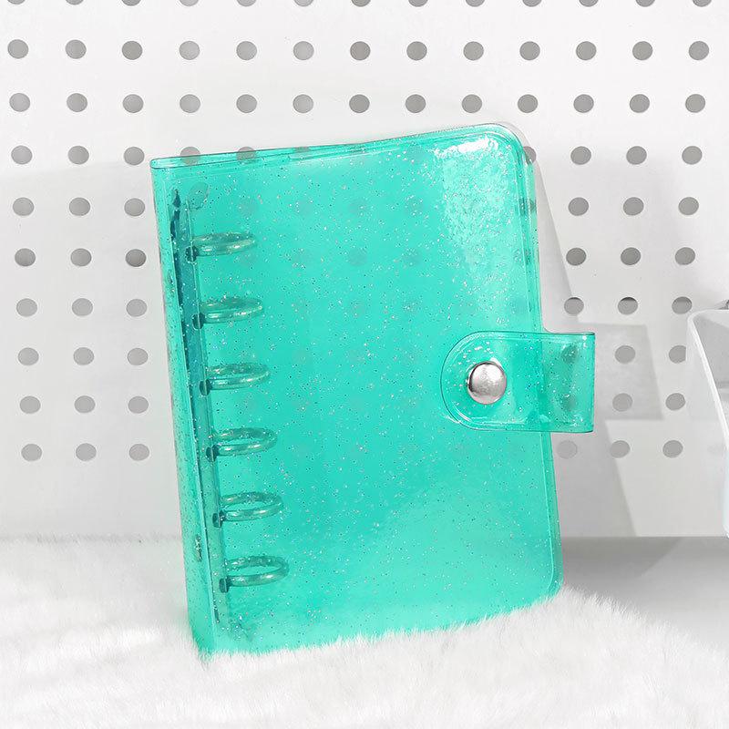 Обложка для блокнота с отрывными листами A7 из прозрачного ПВХ с 6 отверстиями