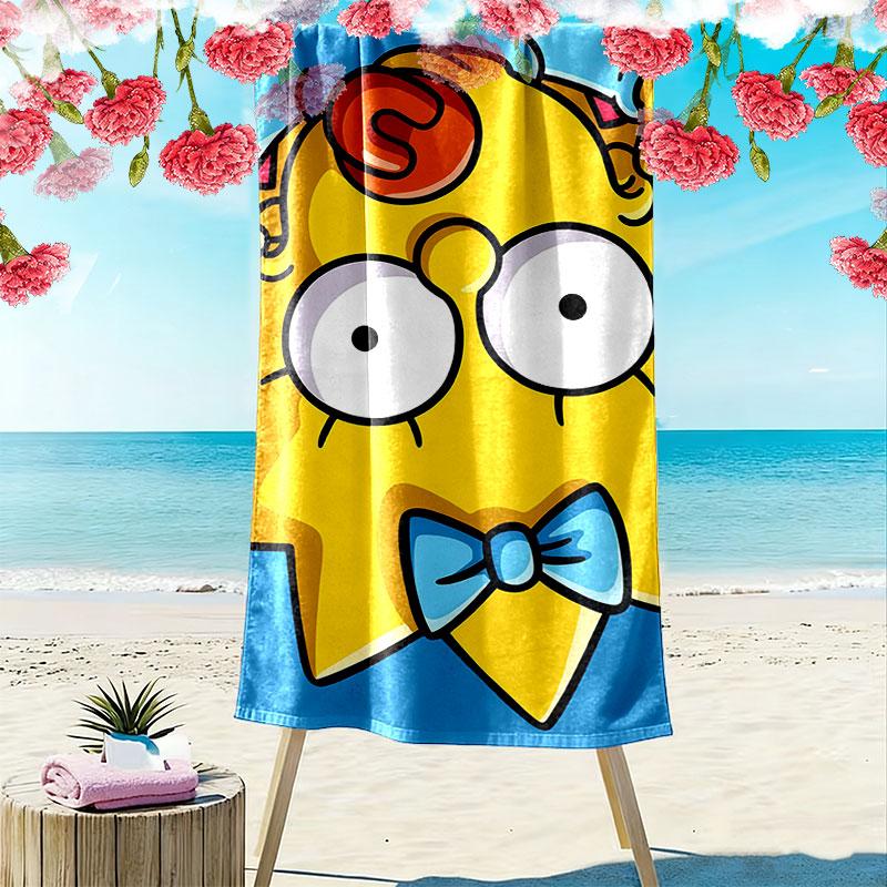 Maggie Print Beach Towel, Large Soft Quick Dry Towel for Beach Camping Swimming