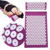 Set Pillow Mat Massage Neck Foot Yoga Needle Back Cushion Acupressure Health Foot Point Diagram Plastic Relax Stand Press