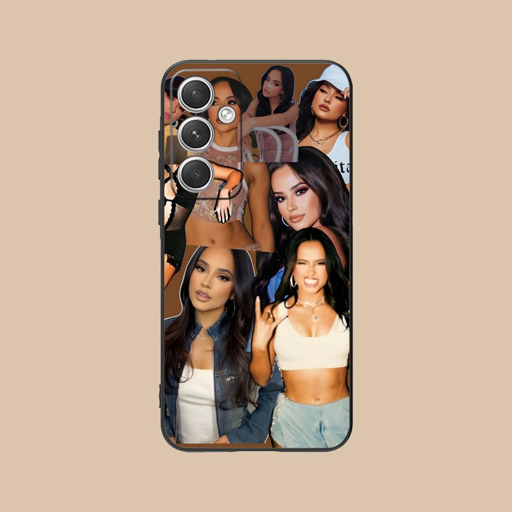 Модный матовый чехол из ТПУ Becky G для мобильного телефона Samsung Galaxy S26 S25 S24 S23 S22 S21 S20 Note20 Plus FE Ultra Цветная крышка