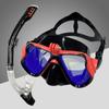 Маска для дайвинга с креплением для спортивной камеры, гальванизированная закаленная стеклянная силиконовая маска, безопасная и удобная