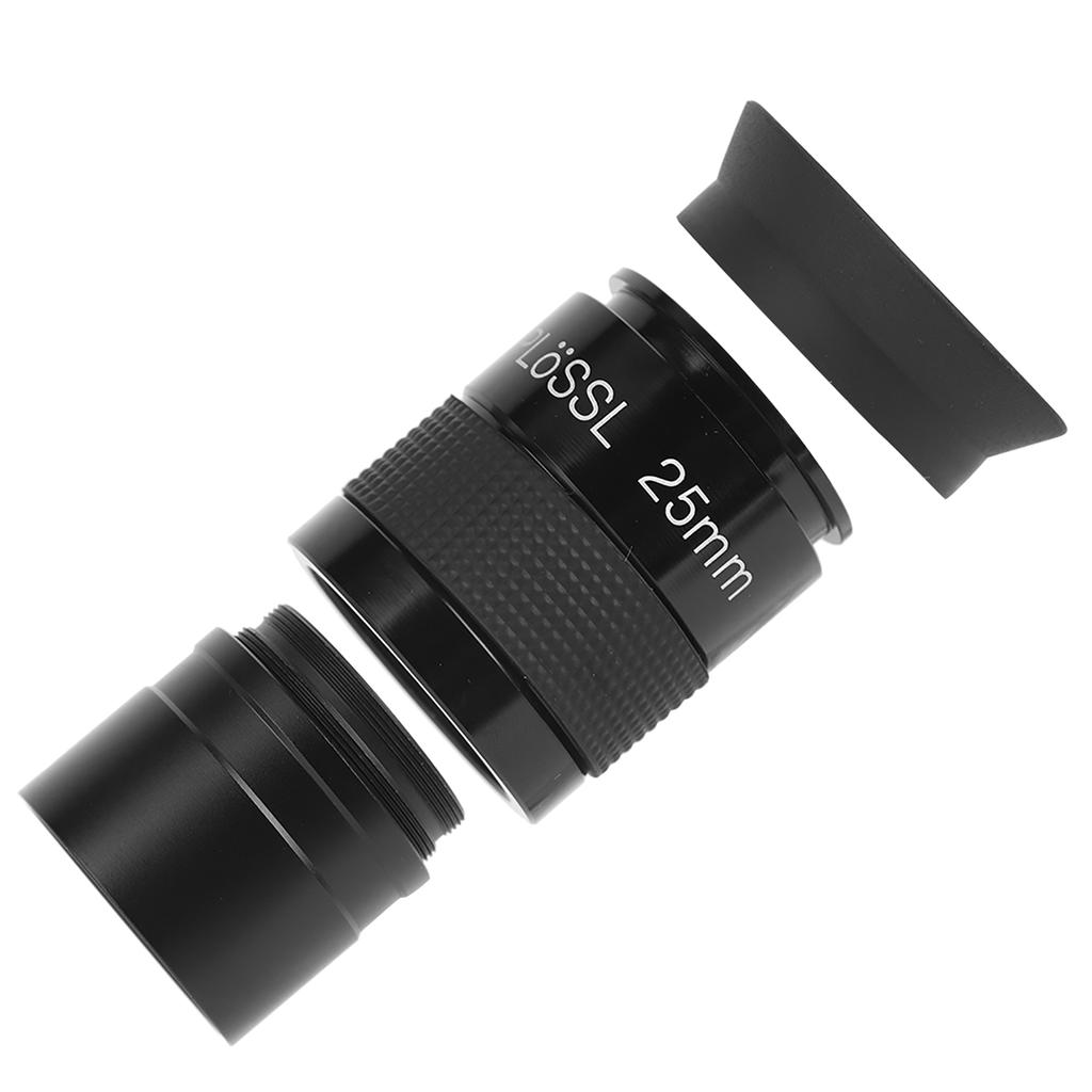 Plossl 25mm Eyepiece Multilayer Wideband Coating 1.25inches Metal Monocular Accessory for