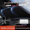 Автомобильный солнцезащитный козырек с двойным кольцом, теплоизолирующая шторка для лобового стекла.