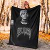 Фланелевое одеяло XXXtentacion, Мягкое, для любого сезона, Плед, Дизайн для кемпинга, Путешествий на машине, Пеших прогулок, Дивана, Кровати, Офиса, Идеальный подарок для вечеринок