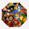 1 шт. One Piece Команда Автоматическое Открытие/Закрытие Складной Портативный Милый Зонт с 8-реберной Конструкцией для Женщин/Мужчин, Всесезонное Использование a0901145