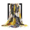 Women Fashion Square Vintage Print Satin Neckerchief Sun-Proof Scarf Scarves Shawl High Quality 1PC 90*90cm